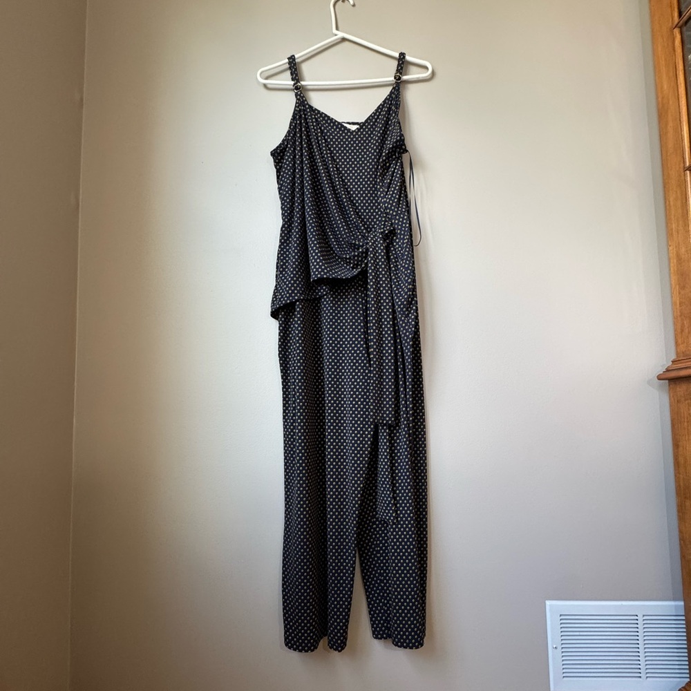 Michael Kors Black Polka Dot Jumpsuit